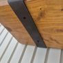 Solid wood shelves, incl. heavy duty metal brackets Image 7