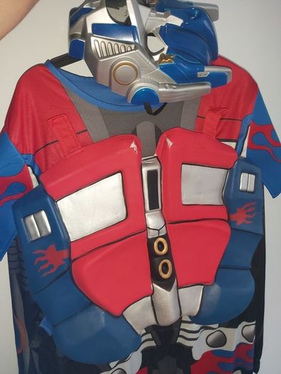 Mens halloween costume,  optimus prime