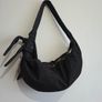 True Religion Black Denim Hobo Bag Y2K NWT Image 6