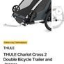THULE Chariot Cross 2 Double Bicycle Trailer and Jogger Image 2
