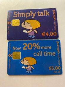 call cards overprints