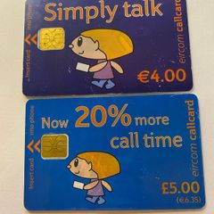call cards overprints