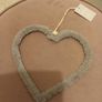 home decor faux fur hanging heart Image 2