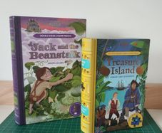 sealed Jack and the Beanstalk & Treasure Island Puzzle Book Set