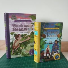 sealed Jack and the Beanstalk & Treasure Island Puzzle Book Set