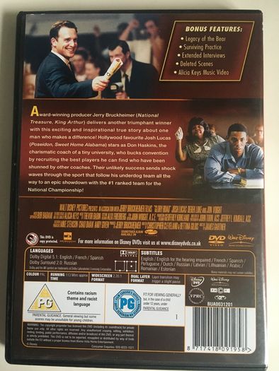 Glory Road [2006] Josh Lucas, Jon Voight & Derek Luke [Movie DVD]