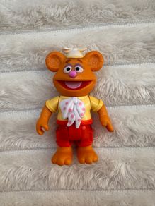 Disney Junior Muppet Babies Fozzie Bear approx. 3" Used Please see photos