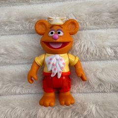Disney Junior Muppet Babies Fozzie Bear approx. 3" Used Please see photos