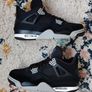 Jordan 4 Retro SE Black Canvas Image 9