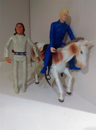 Vintage Marx Johnny West Action Figures