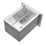 Drop in Ice Chest, 20"L x 14"W x 12"H (508 x 355 x 306 mm) Stainless Steel Drop in Cooler, 30L Commercial Ice Bin with Pot Lid for Outdoor, Drain-pipe Set Included, for Cold Wine Beer Image 10