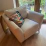 Cream / Beige Armchair in Excellent Condition Image 4