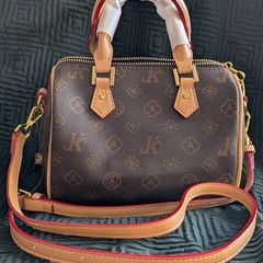 Monica Kiki Brand New Monogram Handbag with Shoulder Strap