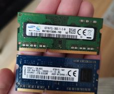 8GB Laptop RAM (2x4GB) Samsung & Kingston DDR3L 1600MHz