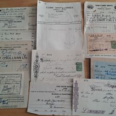 Vintage Cork & Cork Distillery Invoices