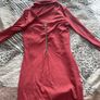 Boohoo Coral front zip bodycon dress Image 3