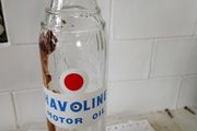 Vintage Havoline Motor Oil glass bottle