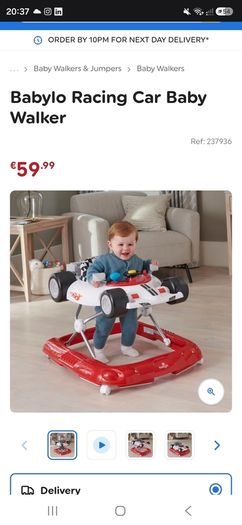 babylo race car walker