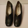 PieSanto Black Pump Shoes Wide Fit (G) Block Heel UK2 EU35 Removable Insole CAN POST Image 3
