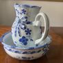 Wash Bowl And Jug Vintage Regency Ironstone Image 2
