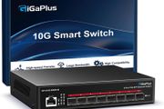 GiGaPlus 8-Port 10G SFP+ Managed Switch (GP-S100-0800S-M), 160Gbps