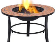 main image for ad Mosaic Fire Pit Terracotta 68cm Ceramic