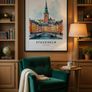 Stockholm Wall Art Print, Travel Poster Image 7