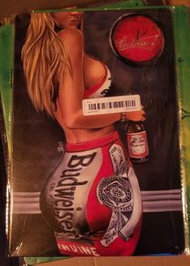 Budweiser Metal Sign