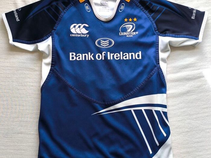 Signed Leinster Rugby Canterbury Jersey Size Age 10 Years