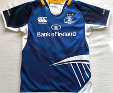 Signed Leinster Rugby Canterbury Jersey Size Age 10 Years