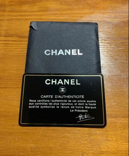 Chanel Authenticity Card
