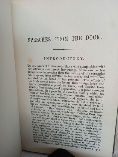 Speeches from the Dock or, Protests of Irish Patriotism: Containing with Introductory Sketches and Biographical Notices by T. D. A. M. and D. B. Sullivan (PT87)