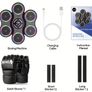 Music Boxing Machine  9 Speed Modes LED Wall Punch Pad with Glove Image 3