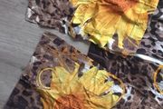 Sunflower  pillow cases and sheet size 230 245 100 cotton