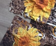 Sunflower  pillow cases and sheet size 230 245 100 cotton