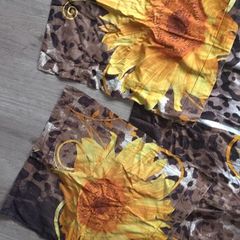 Sunflower  pillow cases and sheet size 230 245 100 cotton