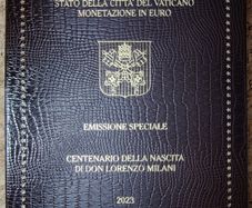 Vatican Brilliant Uncirculated Euro Coin Set 2023 - Includes 5 Euro Commemorating Centenary of the birth of Don Lorenzo Milani