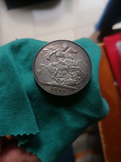 1895 Silver Crown Coin