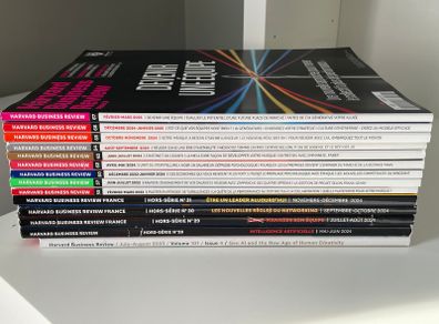14 issues of HBR in French