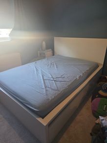 Double Bed Frame (Ikea Malm)