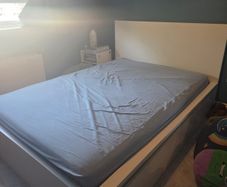 Double Bed Frame (Ikea Malm)