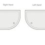 Merlyn Truestone Slate Offset Quadrant Shower Tray Left Handed 1000x800 White Image 2