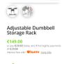 Dumbbell Gym Weight Storage Stand Image 2