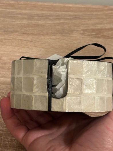 6 Handmade Mother of Pearl Coasters