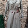 Vintage Nuage ladies trenchcoat Approximately late 90s early 00s Size 10 on label The colour is a pale bluey grey with brown buttons It's got an inner lining that can be removed Image 8