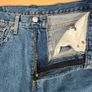 Levis 516 Jeans Mens W34 L34 Blue Denim Straight Pure Cotton Zip Fly Image 7