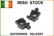 Motorbike 22mm Handlebar Mirror Mount - Black