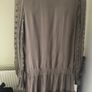 Designer dress flapper cut style in silk crepe Image 2