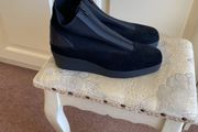 Unisa size 41 black fabric ankle boot - worn once