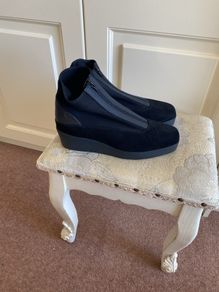 Unisa size 41 black fabric ankle boot - worn once